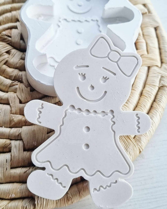 Molde bolacha gengibre menina