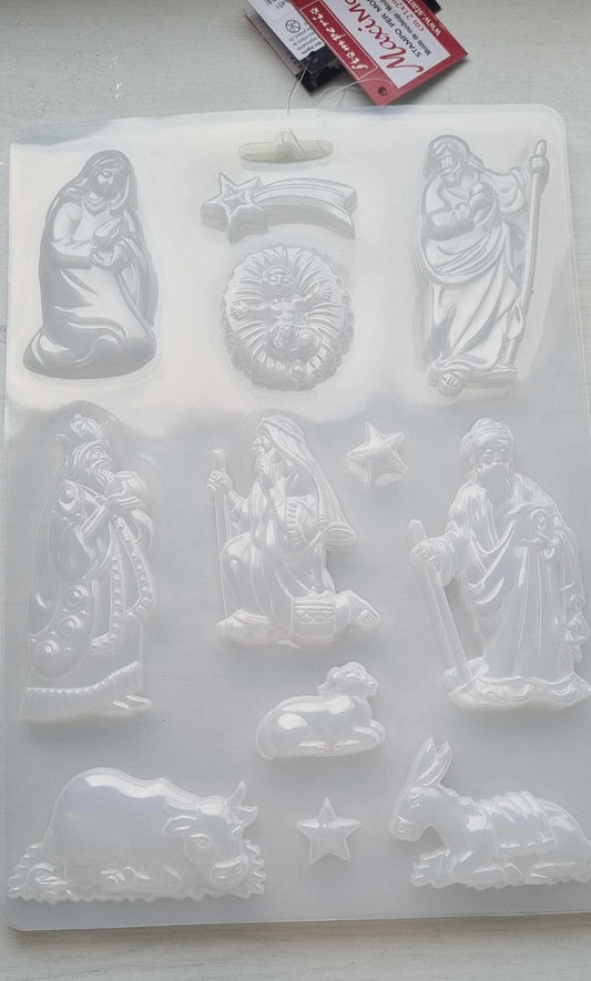 Molde em PVC flexivel Stamperia Presépio- K3PTA451