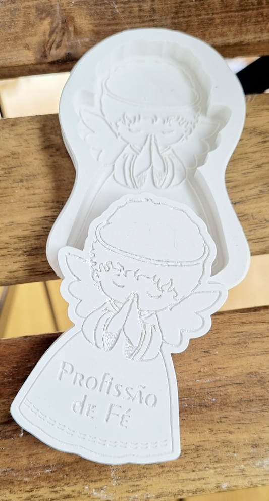 Molde anjo Profissão de fé