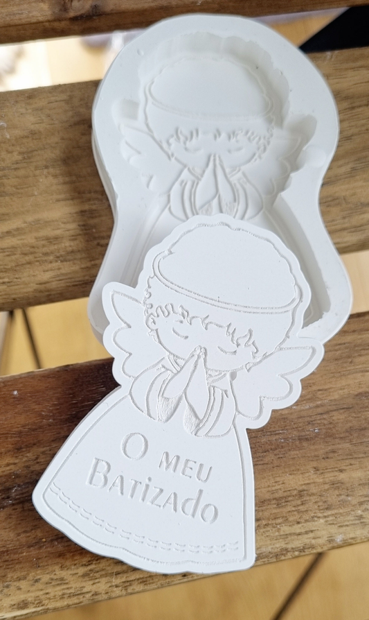 Molde anjo o meu batizado