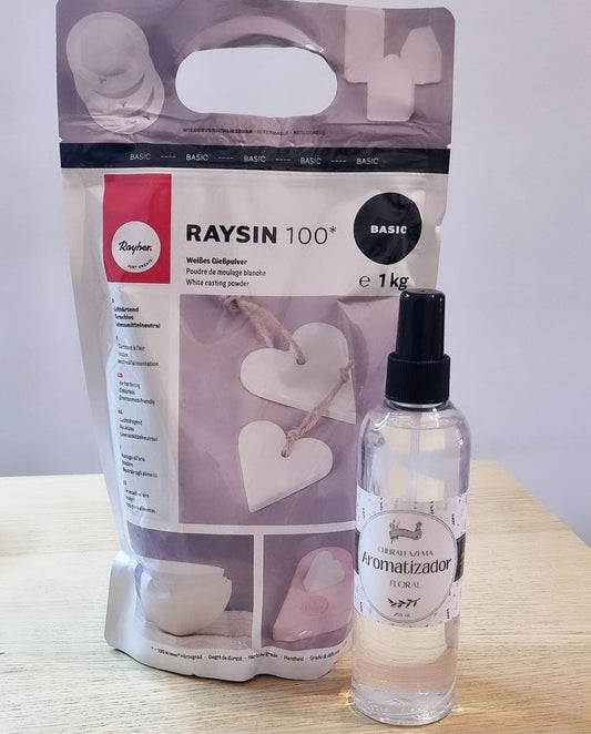PACK pó cerâmico Rayher+ Aromatizador Floral