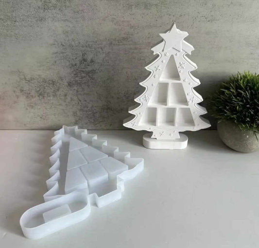 Molde árvore de Natal c/ divisórias