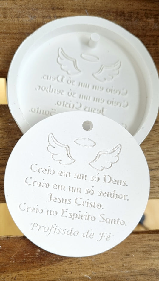 Molde redondo Profissão de fé