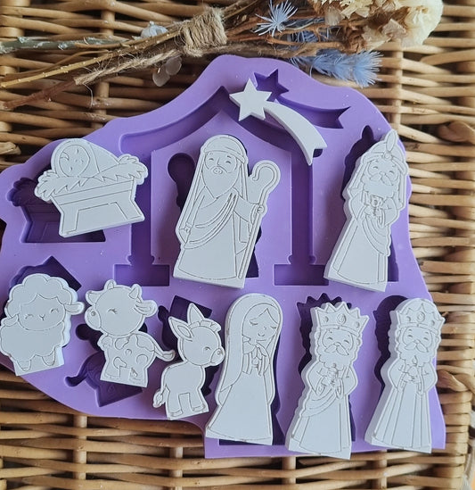 Molde presépio 11 peças