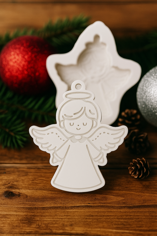 Molde anjo com argola