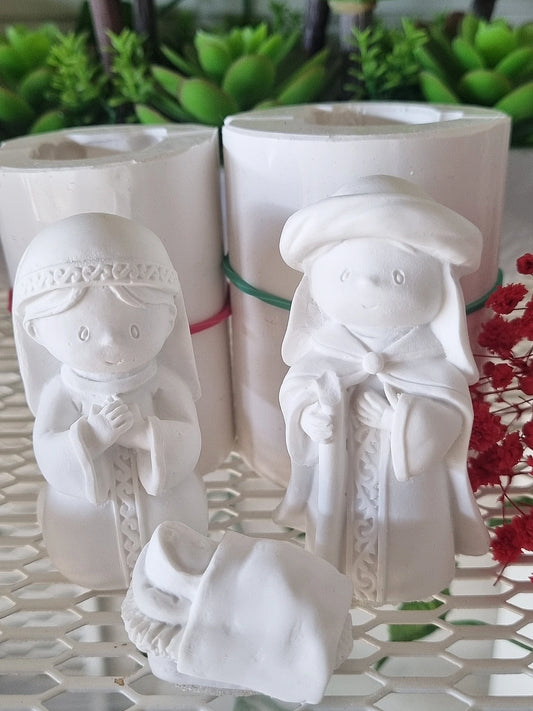 Molde presépio 3 peças