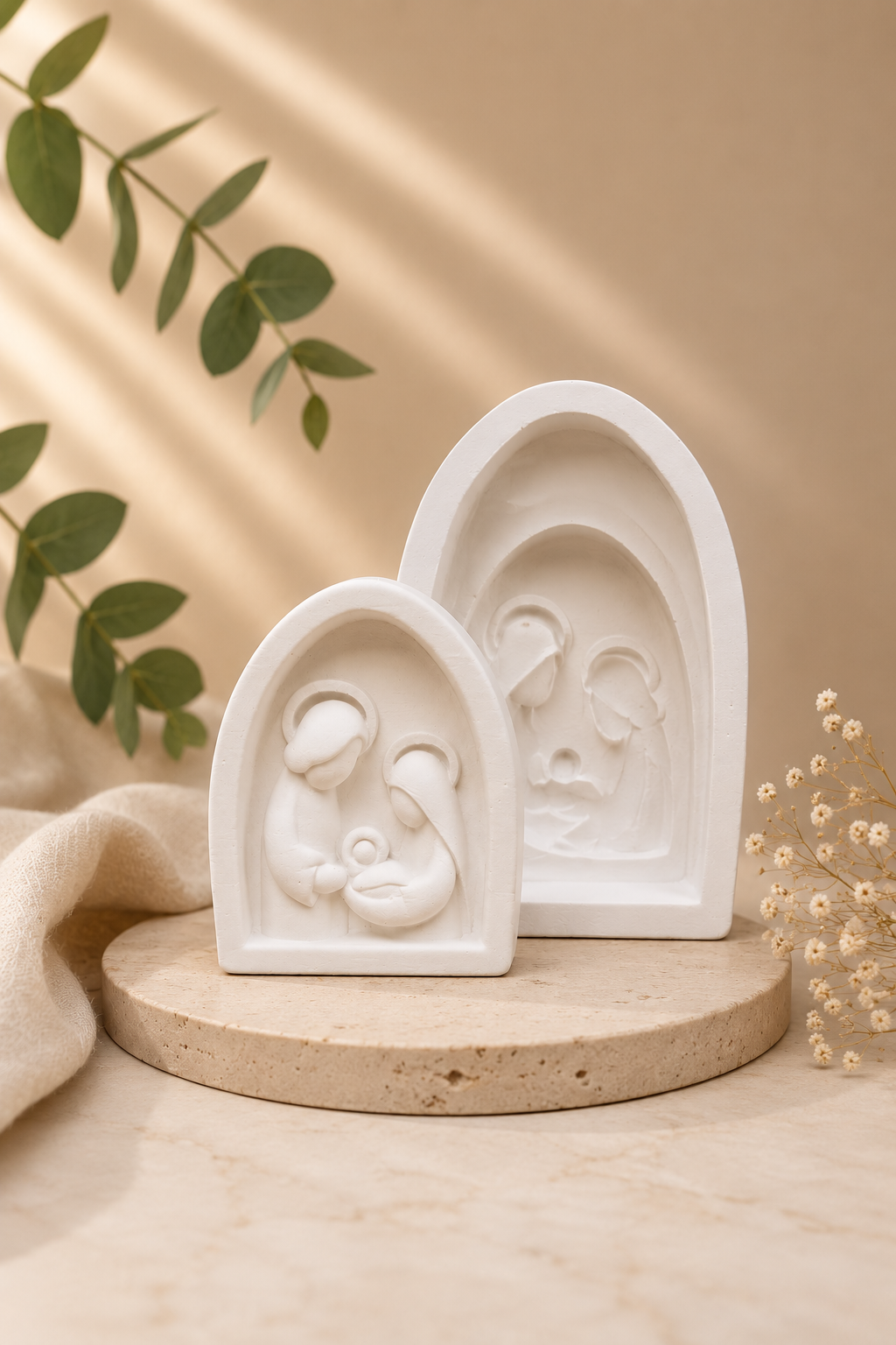 Molde oval presépio minimalista