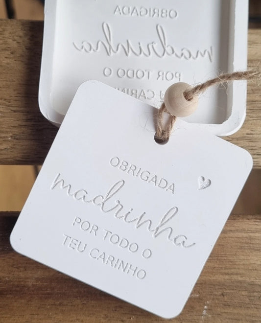 Molde dedicatória madrinha