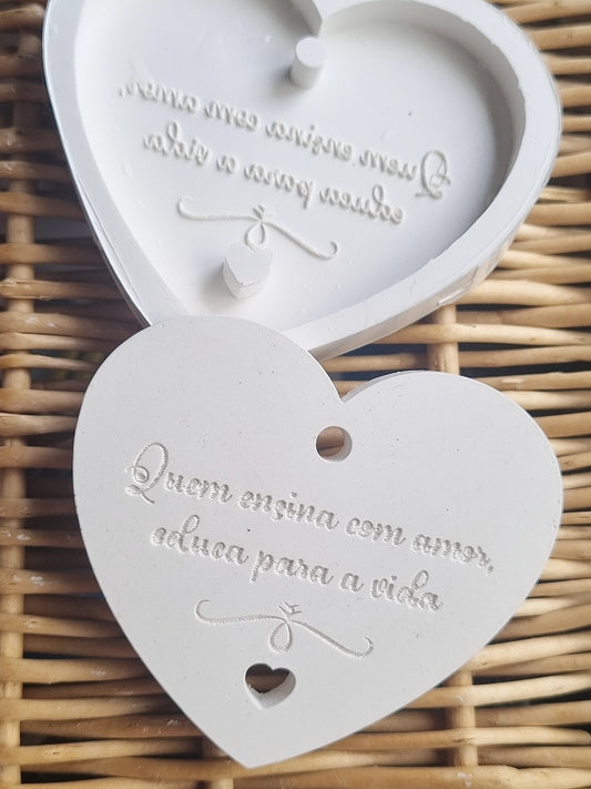 Molde dedicatória para professores/ educadores