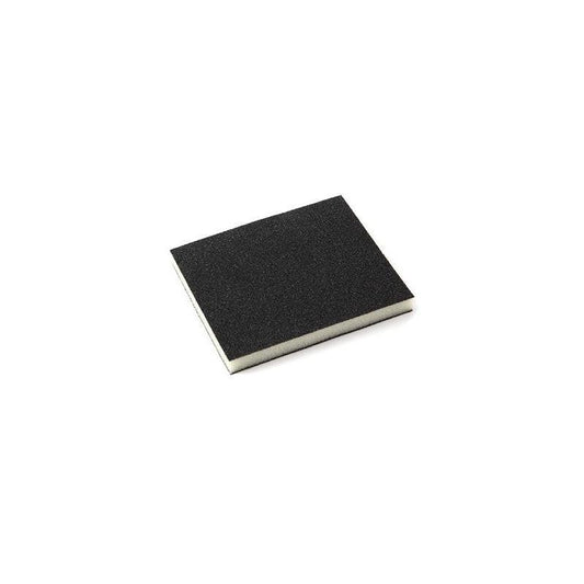 Bloco de lixa para gesso rectangular preto com superfície abrasiva