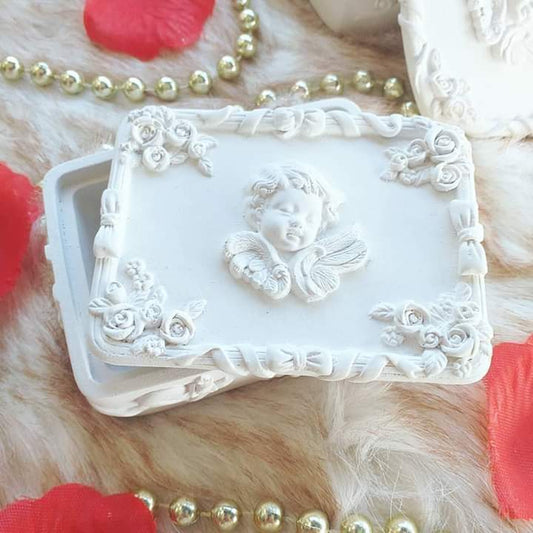 Molde porta jóias rectangular anjo - CHEIRALFAZEMA