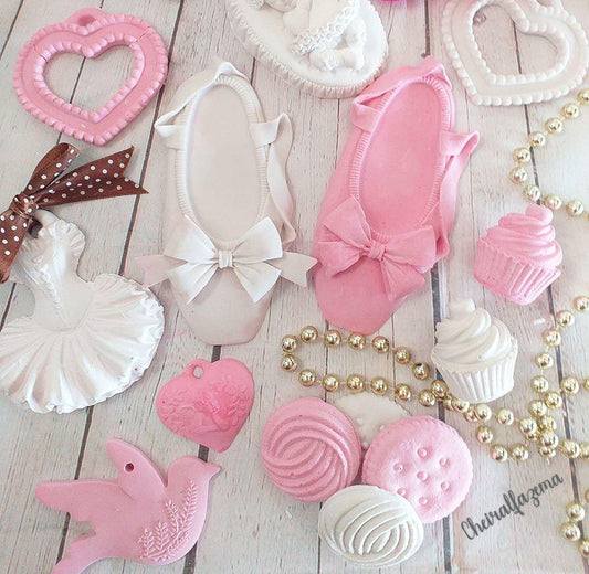 Molde sapatilha de ballet - CHEIRALFAZEMA