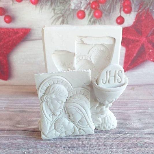 Molde pergaminho sagrada família - CHEIRALFAZEMA