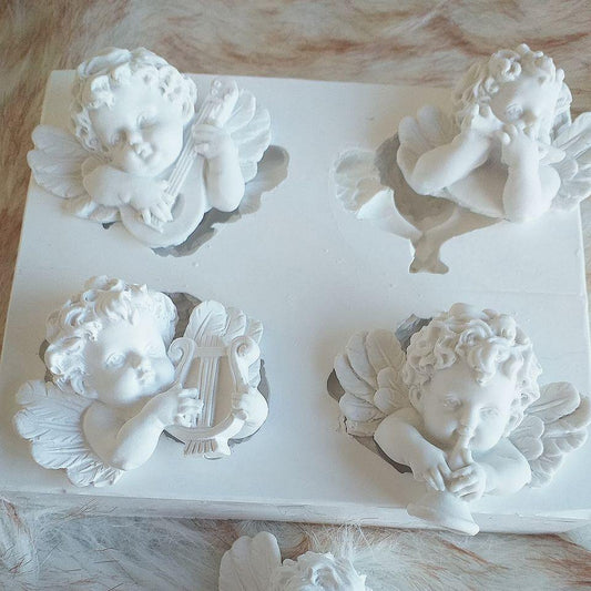 Molde c/ 4 anjinhos instrumentos - CHEIRALFAZEMA