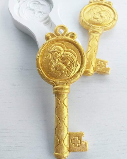 Molde chave sagrada família c/ furo - CHEIRALFAZEMA