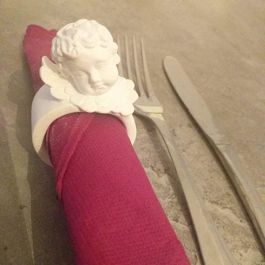 Molde anjo porta guardanapo - CHEIRALFAZEMA