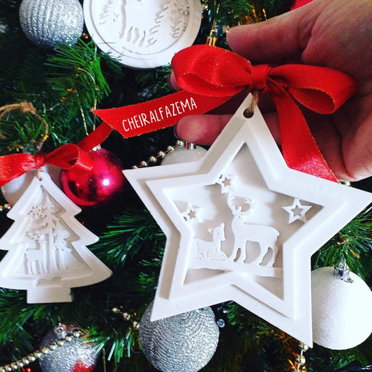 Molde estrela c/ renas - CHEIRALFAZEMA