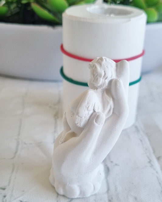 Molde Mão c/ anjo 3D