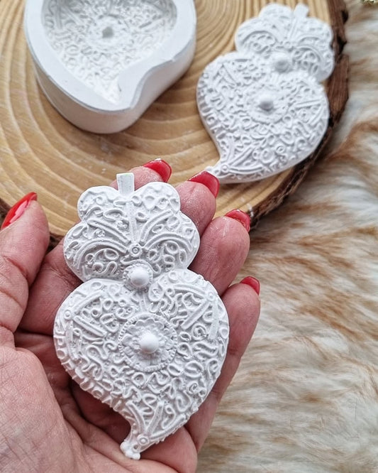 Molde Coração de Viana VIII