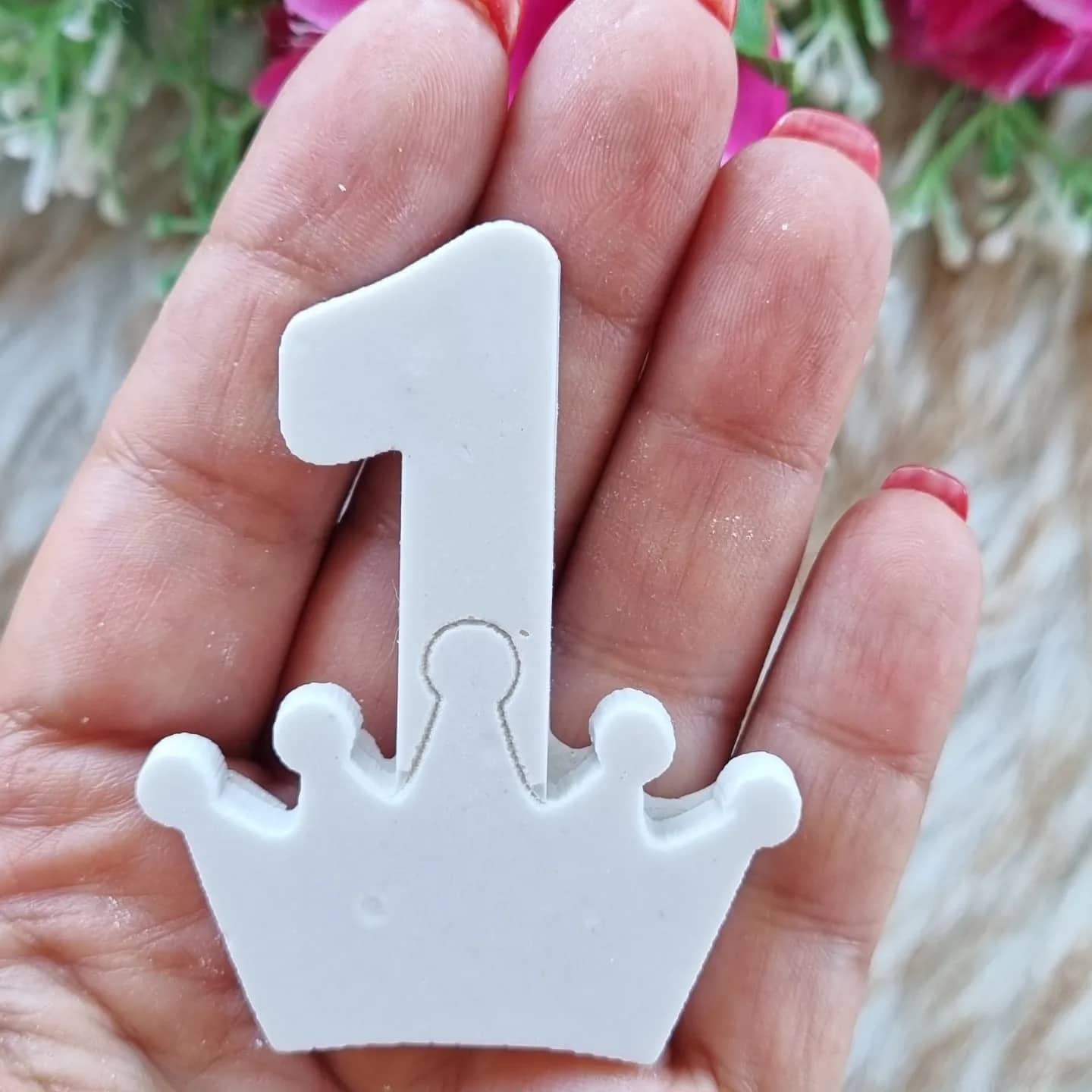 Molde coroa " Numero 1 "