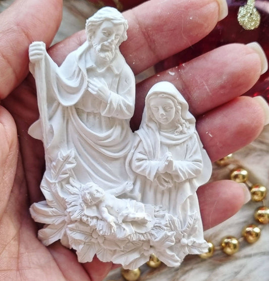 Molde sagrada família azevinho