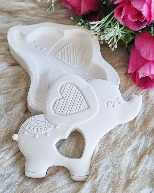 Molde elefante c/ coração II