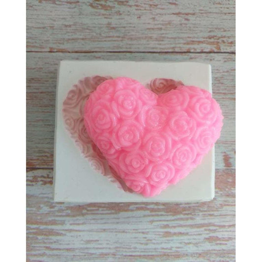 Molde coração com flores - CHEIRALFAZEMA