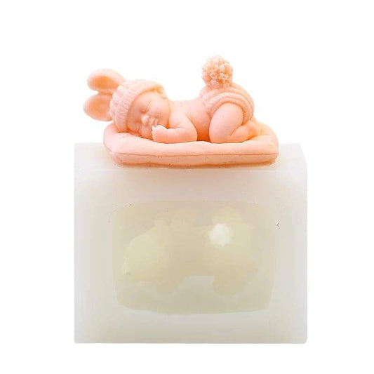 Molde bebé a dormir na almofada - CHEIRALFAZEMA