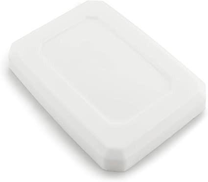 Bloco de glicerina opaca branca, 1 kg