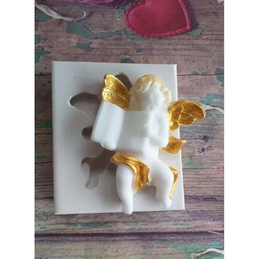 Molde anjinho com livro - CHEIRALFAZEMA