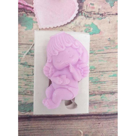 Molde anjo com dedo na boca - CHEIRALFAZEMA