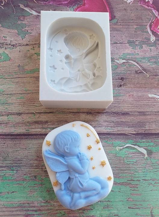 Molde anjinho  menino - CHEIRALFAZEMA