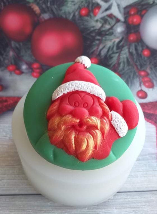 Molde redondo com Pai Natal - CHEIRALFAZEMA