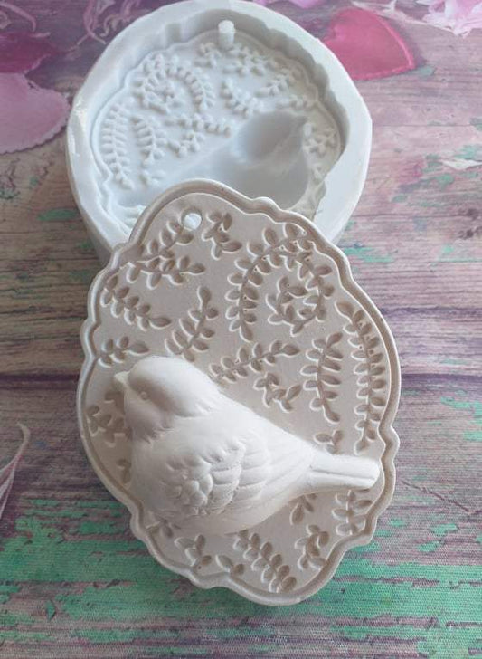 Molde pássaro com furo - CHEIRALFAZEMA