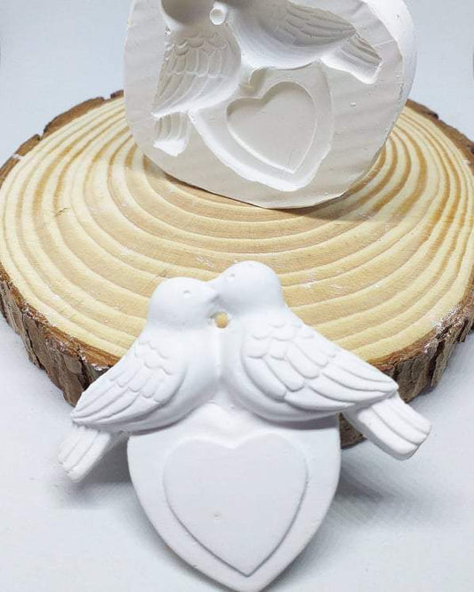 Molde pombas com coração - CHEIRALFAZEMA