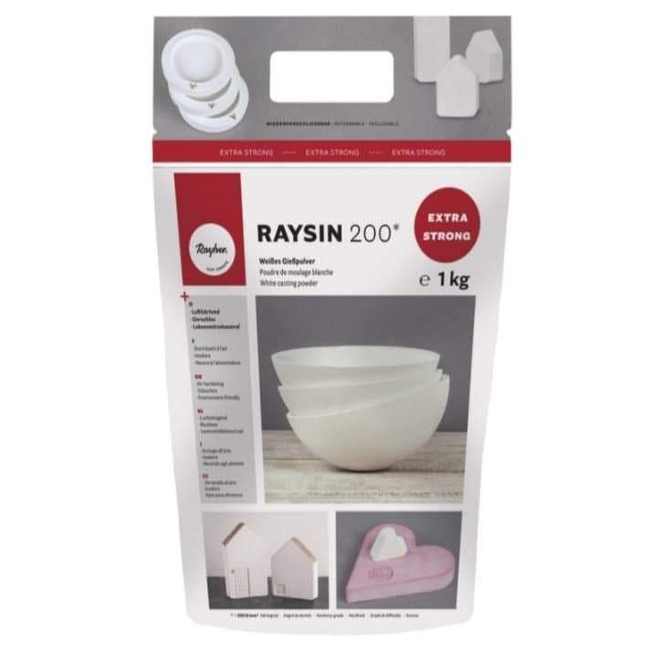 Gesso cerâmico Rayher em saco de 1 kg, Extra Strong