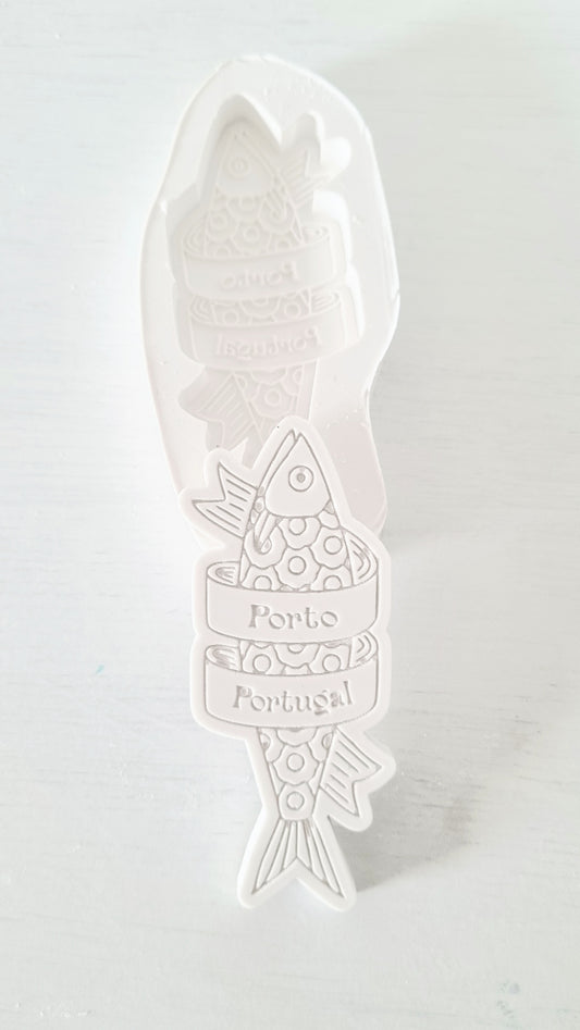 Molde sardinha Porto íman