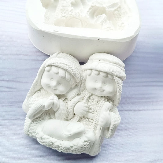 Molde presépio 2D crochet