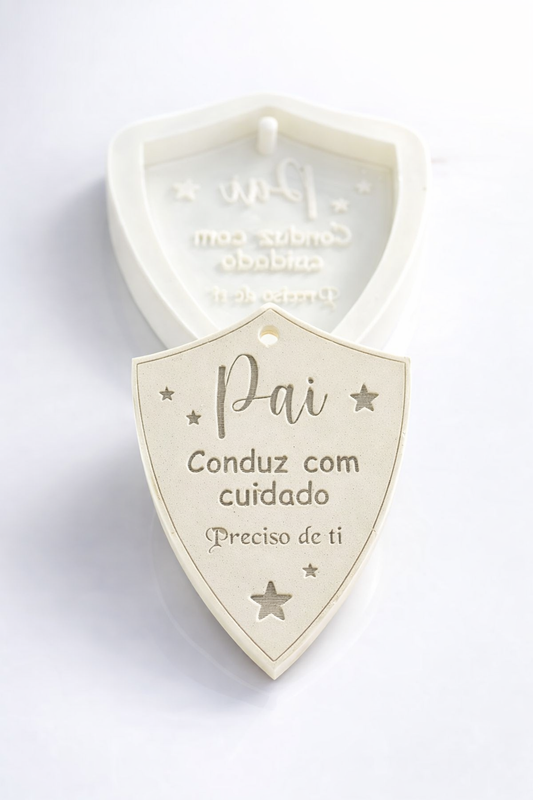 Molde medalha dia do Pai