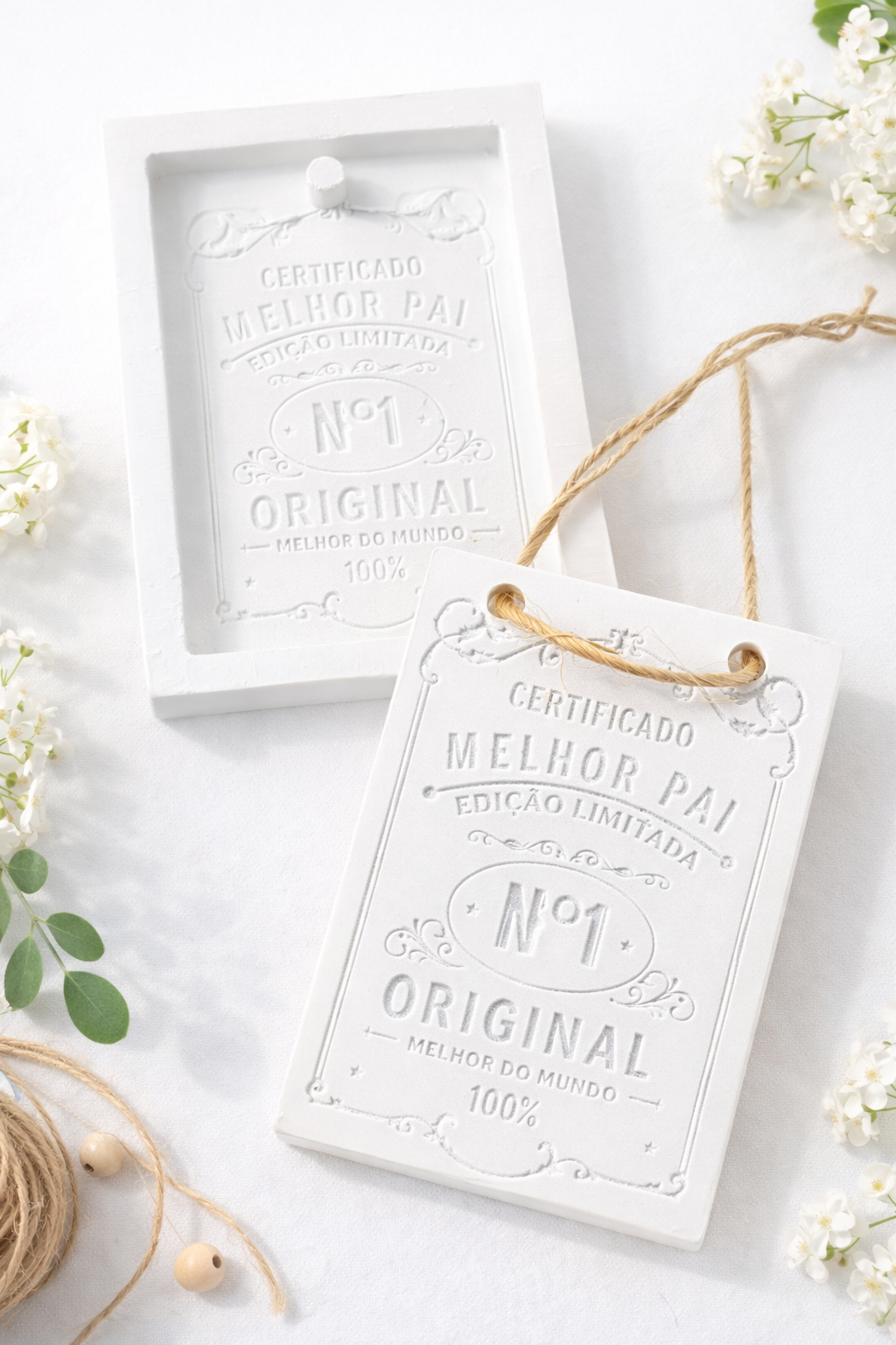 Molde certificado de melhor Pai